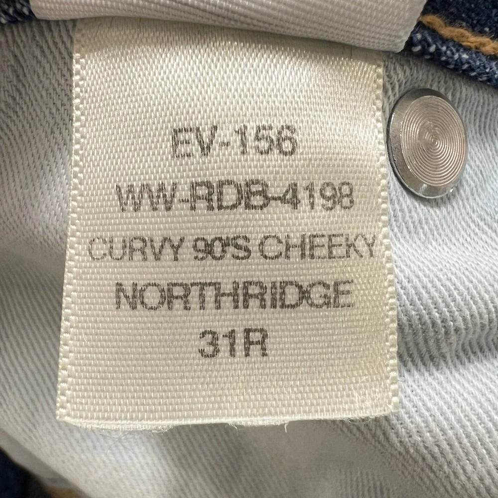 Everlane The Curvy 90s Cheeky Straight Jeans Womens 31R Organic Cotton High Rise